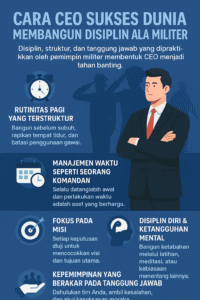 Cara CEO Sukses Dunia Membangun Disiplin Ala Militer untuk Performa Maksimal