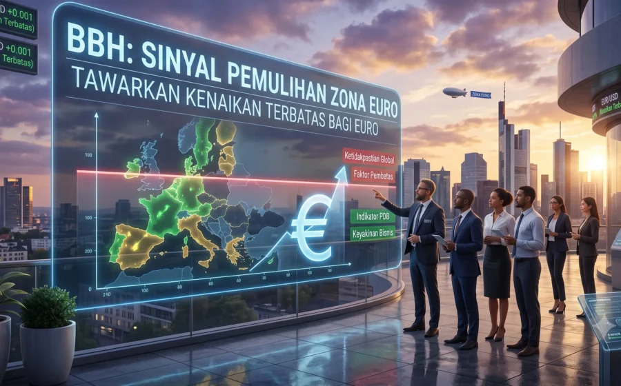 BBH: Sinyal Pemulihan Zona Euro Tawarkan Kenaikan Terbatas bagi Euro
