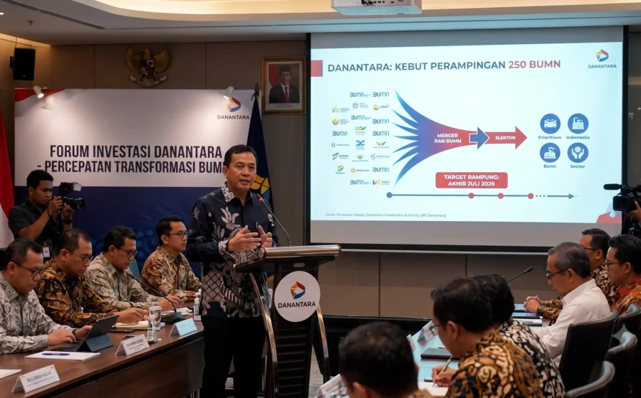 Danantara Kebut Perampingan 250 BUMN, Ditargetkan Rampung Akhir Juli 2026