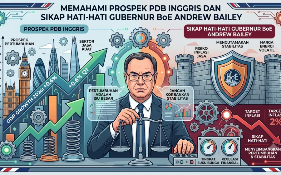 Memahami Prospek PDB Inggris dan Sikap Hati-Hati Gubernur BoE Andrew Bailey
