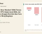Apa Itu Bear Market? IHSG Turun Sekitar 39% Sejak Awal 2026, Ini Bedanya dengan Koreksi dan Cara Investor Menyikapinya