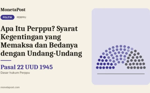 Apa Itu Perppu? Syarat Kegentingan yang Memaksa dan Bedanya dengan Undang-Undang