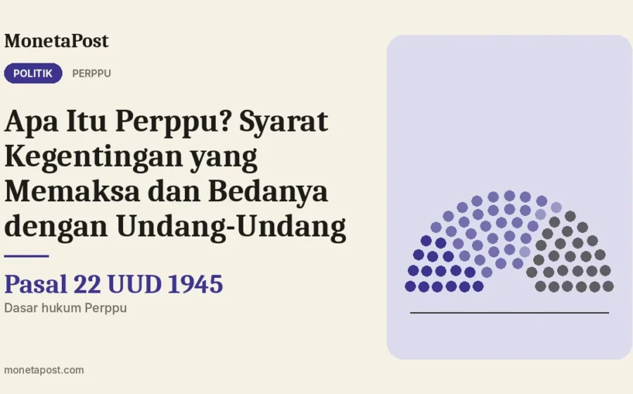 Apa Itu Perppu? Syarat Kegentingan yang Memaksa dan Bedanya dengan Undang-Undang