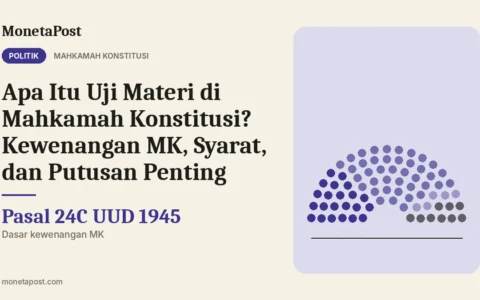 Apa Itu Uji Materi di Mahkamah Konstitusi? Kewenangan MK, Syarat, dan Putusan Penting