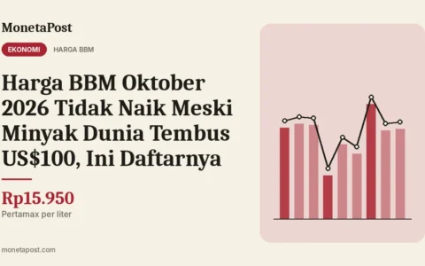 Harga BBM Oktober 2026 Tidak Naik Meski Minyak Dunia Tembus US$100, Ini Daftarnya