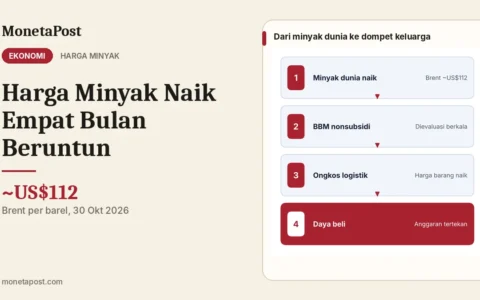 Harga Minyak Naik Empat Bulan Beruntun: Dampak ke Daya Beli Rumah Tangga dan Anggaran Keluarga