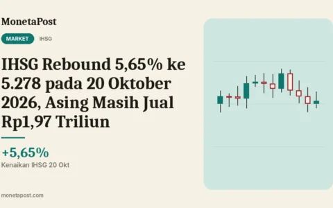 IHSG Rebound 5,65% ke 5.278 pada 20 Oktober 2026, Asing Masih Jual Rp1,97 Triliun