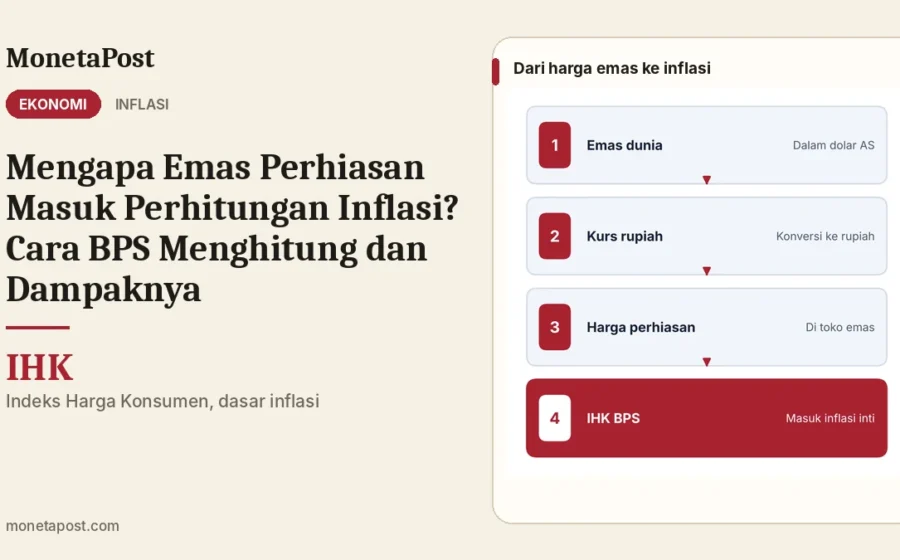 Mengapa Emas Perhiasan Masuk Perhitungan Inflasi? Cara BPS Menghitung dan Dampaknya