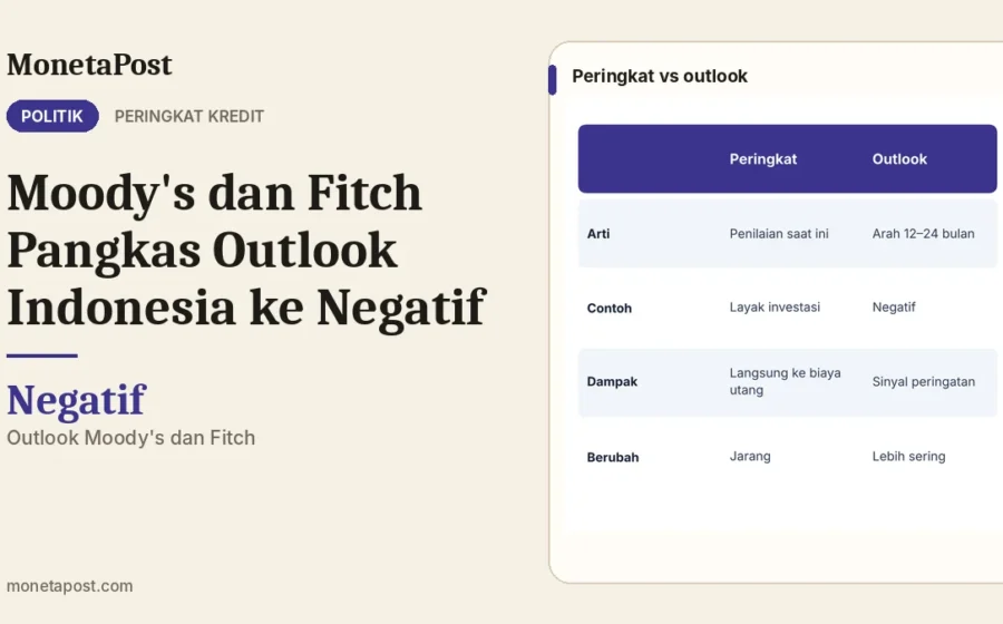Moody's dan Fitch Pangkas Outlook Indonesia ke Negatif: Arti dan Cara Memulihkan Kredibilitas