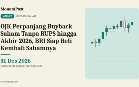 OJK Perpanjang Buyback Saham Tanpa RUPS hingga Akhir 2026, BRI Siap Beli Kembali Sahamnya