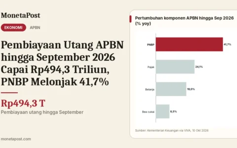 Pembiayaan Utang APBN hingga September 2026 Capai Rp494,3 Triliun, PNBP Melonjak 41,7%: Membaca Sisi Pendapatan dan Pembiayaan