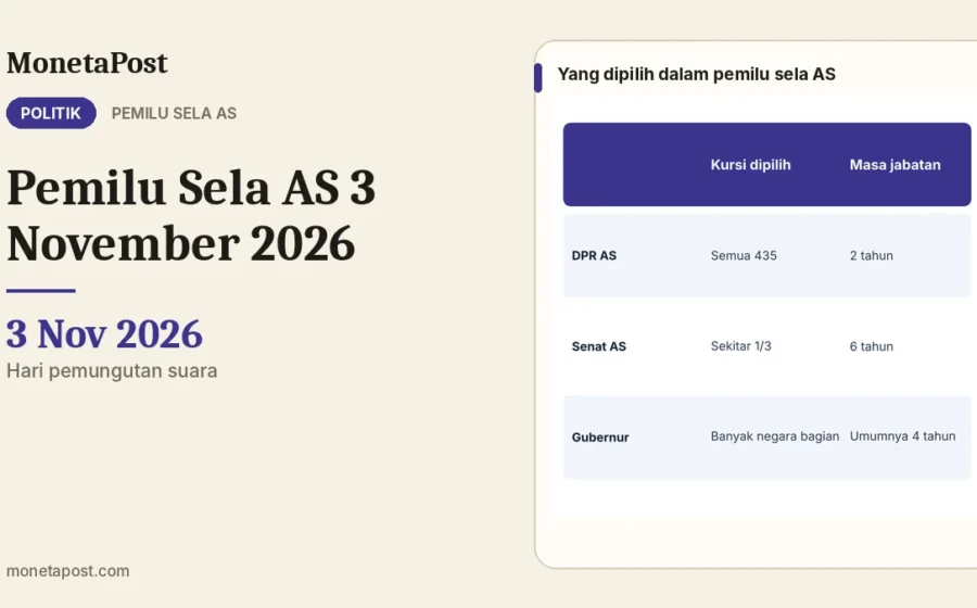 Pemilu Sela AS 3 November 2026: Apa yang Dipertaruhkan dan Dampaknya bagi Indonesia