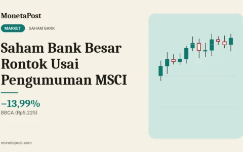 Saham Bank Besar Rontok Usai Pengumuman MSCI: BBCA Turun 14%, BBRI 12%