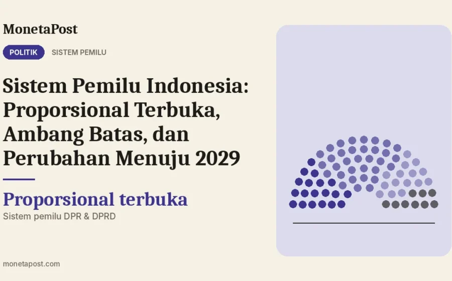 Sistem Pemilu Indonesia: Proporsional Terbuka, Ambang Batas, dan Perubahan Menuju 2029