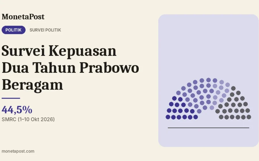 Survei Kepuasan Dua Tahun Prabowo Beragam: Dari 44,5% hingga 65,2%, Ini Penjelasannya