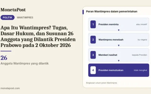 Apa Itu Wantimpres? Tugas, Dasar Hukum, dan Susunan 26 Anggota yang Dilantik Presiden Prabowo pada 2 Oktober 2026