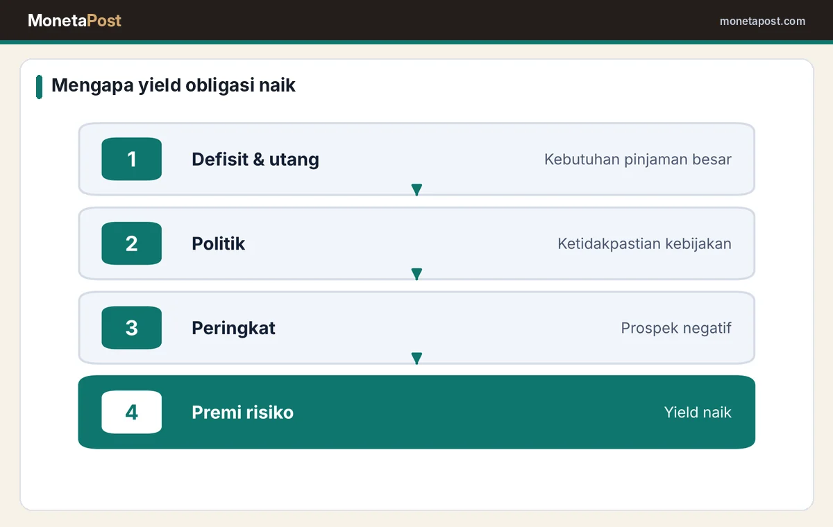 Faktor yang membuat investor meminta yield lebih tinggi